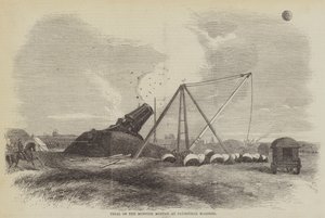 Essai du mortier monstre aux marais de Plumstead - John Palmer